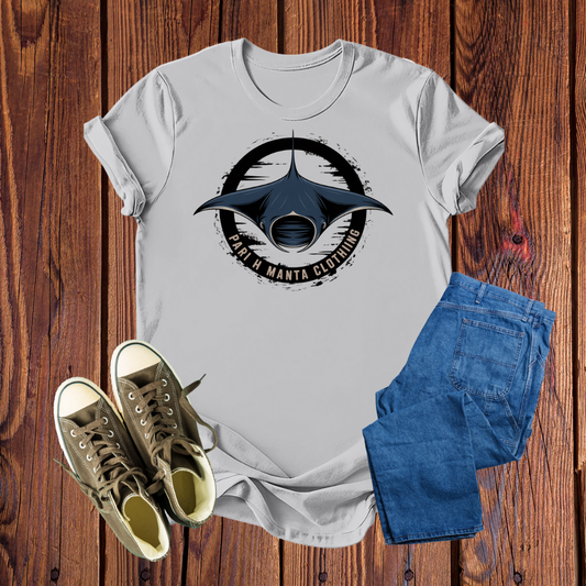 Camiseta Premium Manta Ray: Estampa Exclusiva Oceânica, Conforto Inigualável para Amantes do Mar