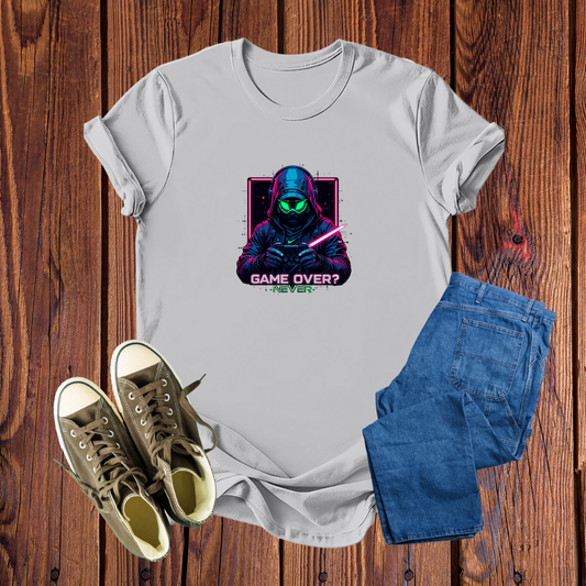 Camiseta Gamer Neon Cyberpunk - Estampa Exclusiva, Confortável e Impressionante para Fãs de Jogos
