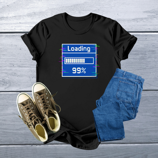 Camiseta Geek – 404 Fun Not Found T-Shirt | Retro Glitch Style, Soft, Customizable, Comfortable Fit